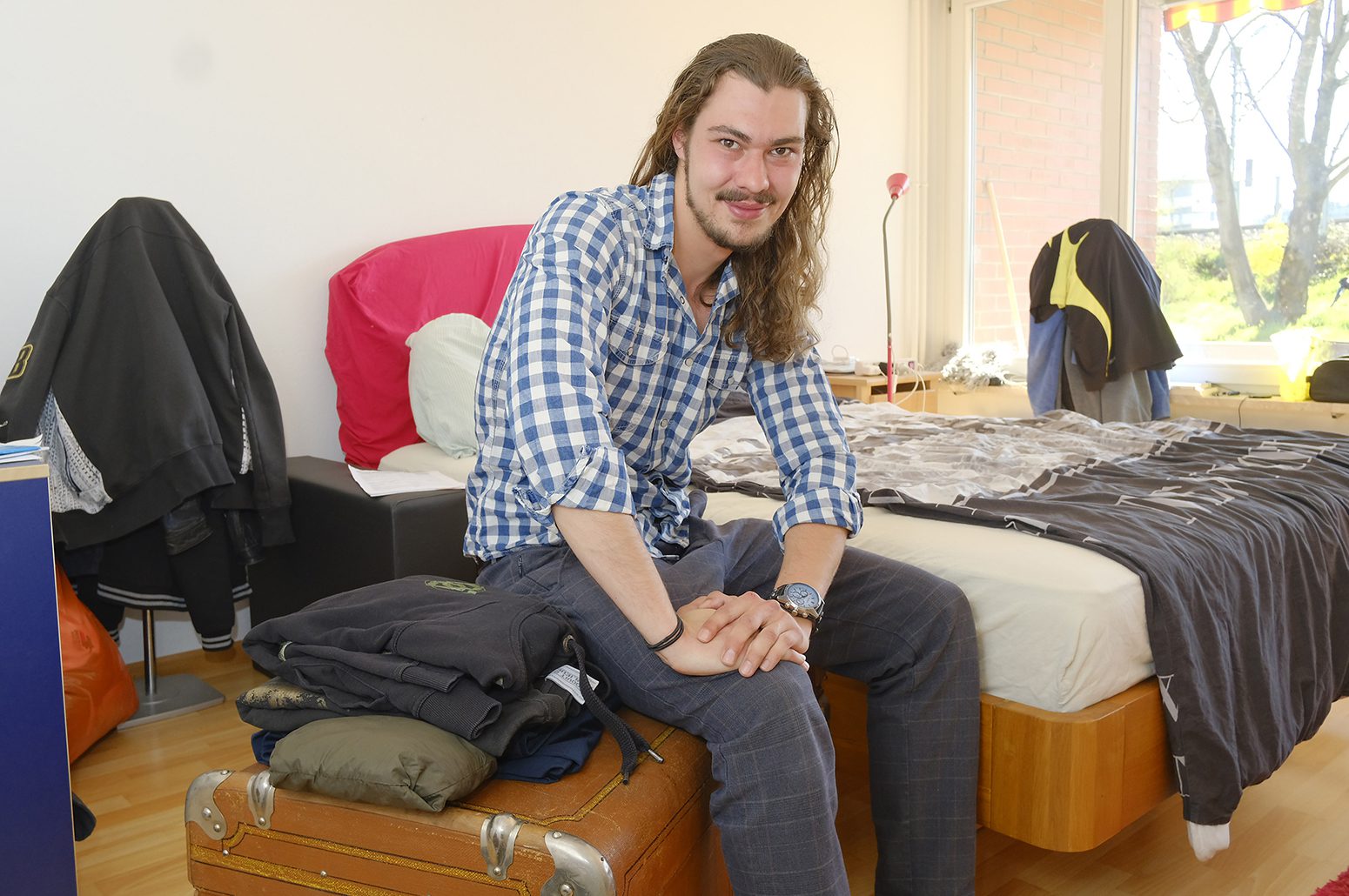 Dustin Peter, Teilnehmer Hilfsprogramm Housing First Basel