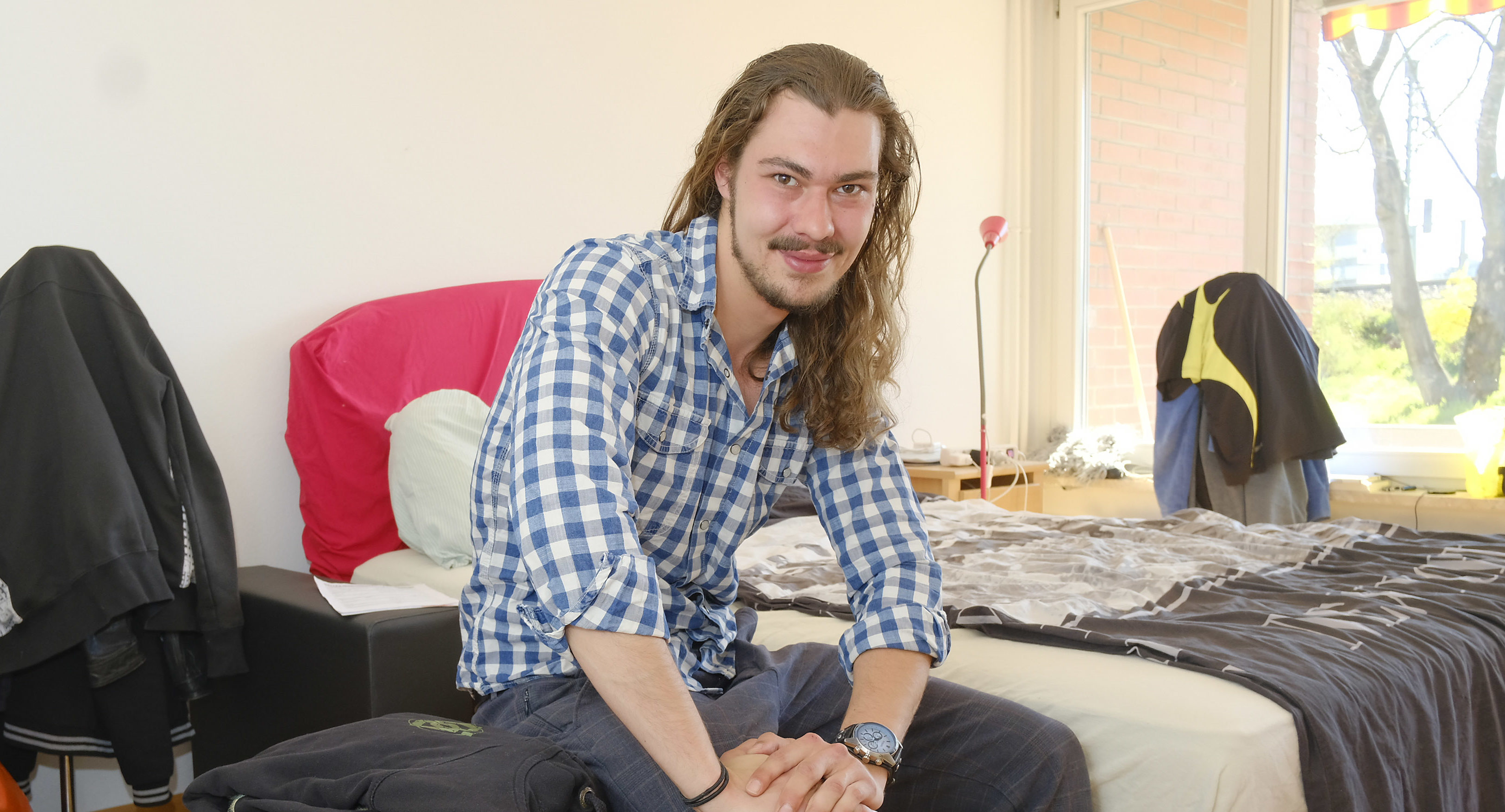 Dustin Peter, Teilnehmer Hilfsprogramm Housing First Basel