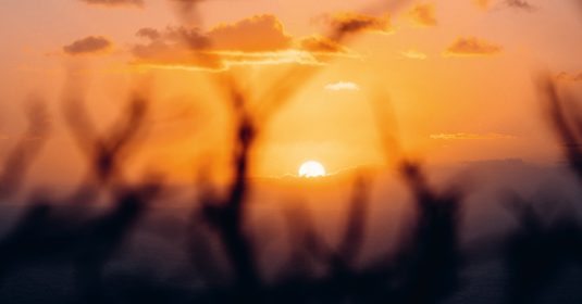 Sonnenuntergang.