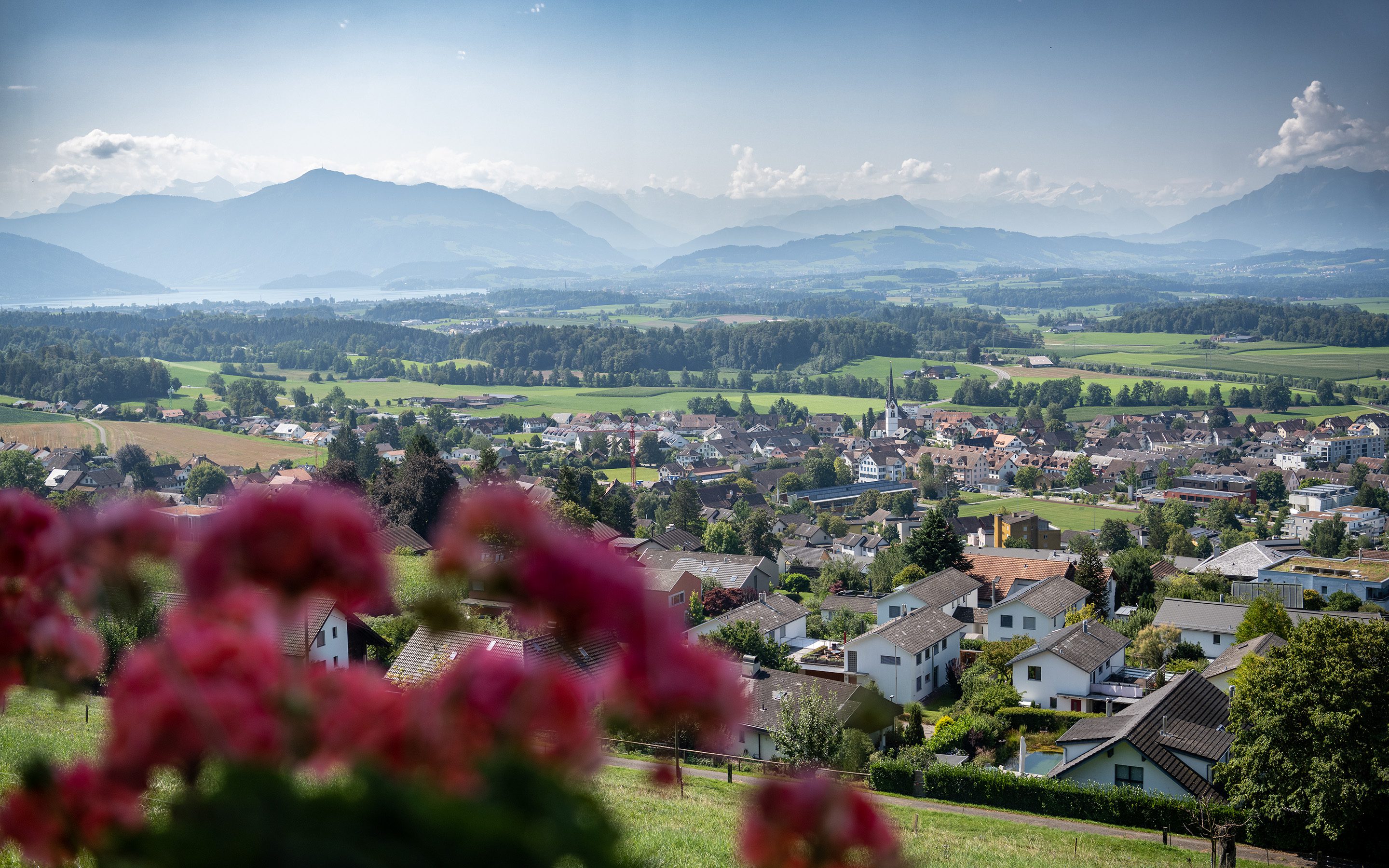 Kinder- und Jugendhaus Paradies: Blick auf Baldeggersee