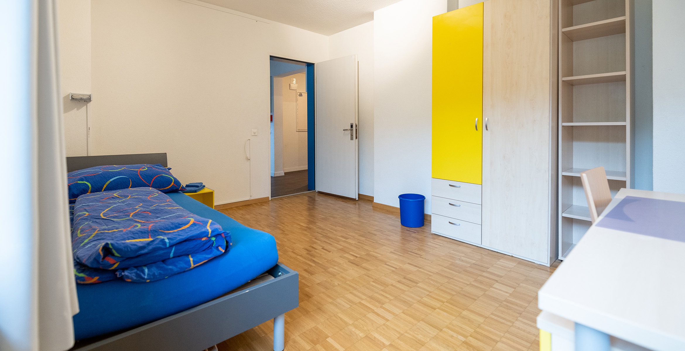 Kinder- und Jugendhaus Paradies: Schlafzimmer der Jugendwohngruppe „Energy“