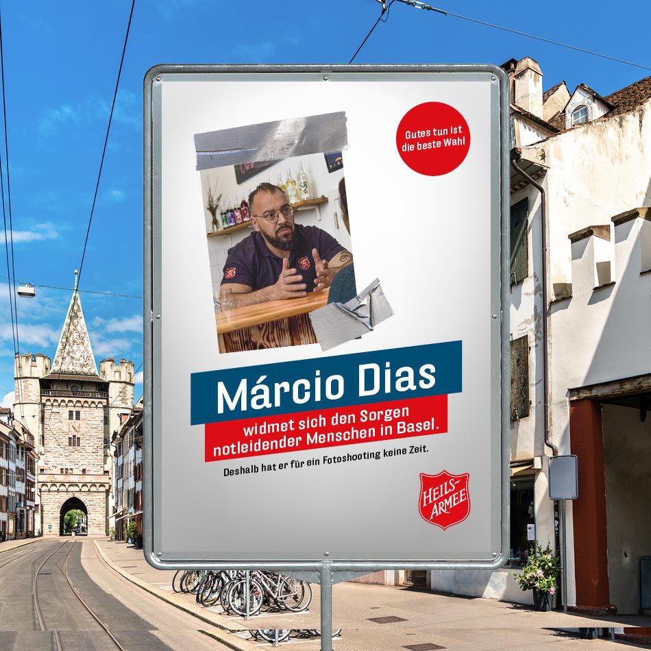 Wahlplakat Márcio Dias Steckbrief