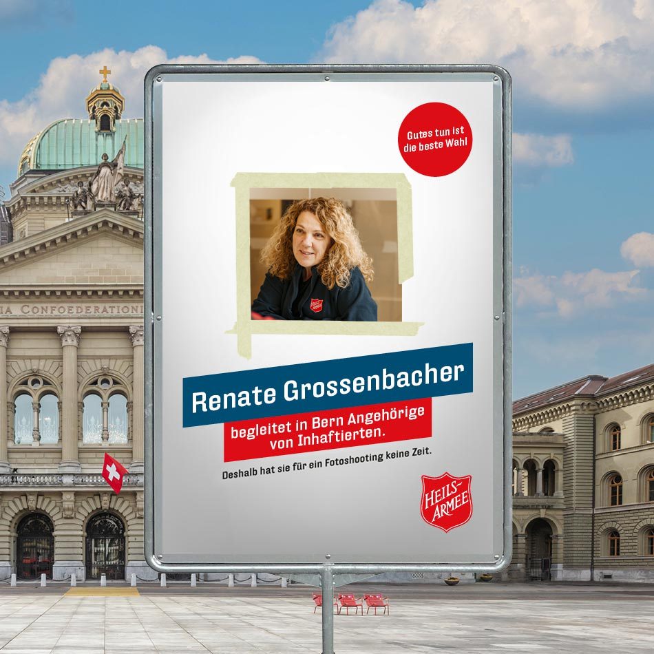 Wahlplakat Renate Grossenbacher Steckbrief