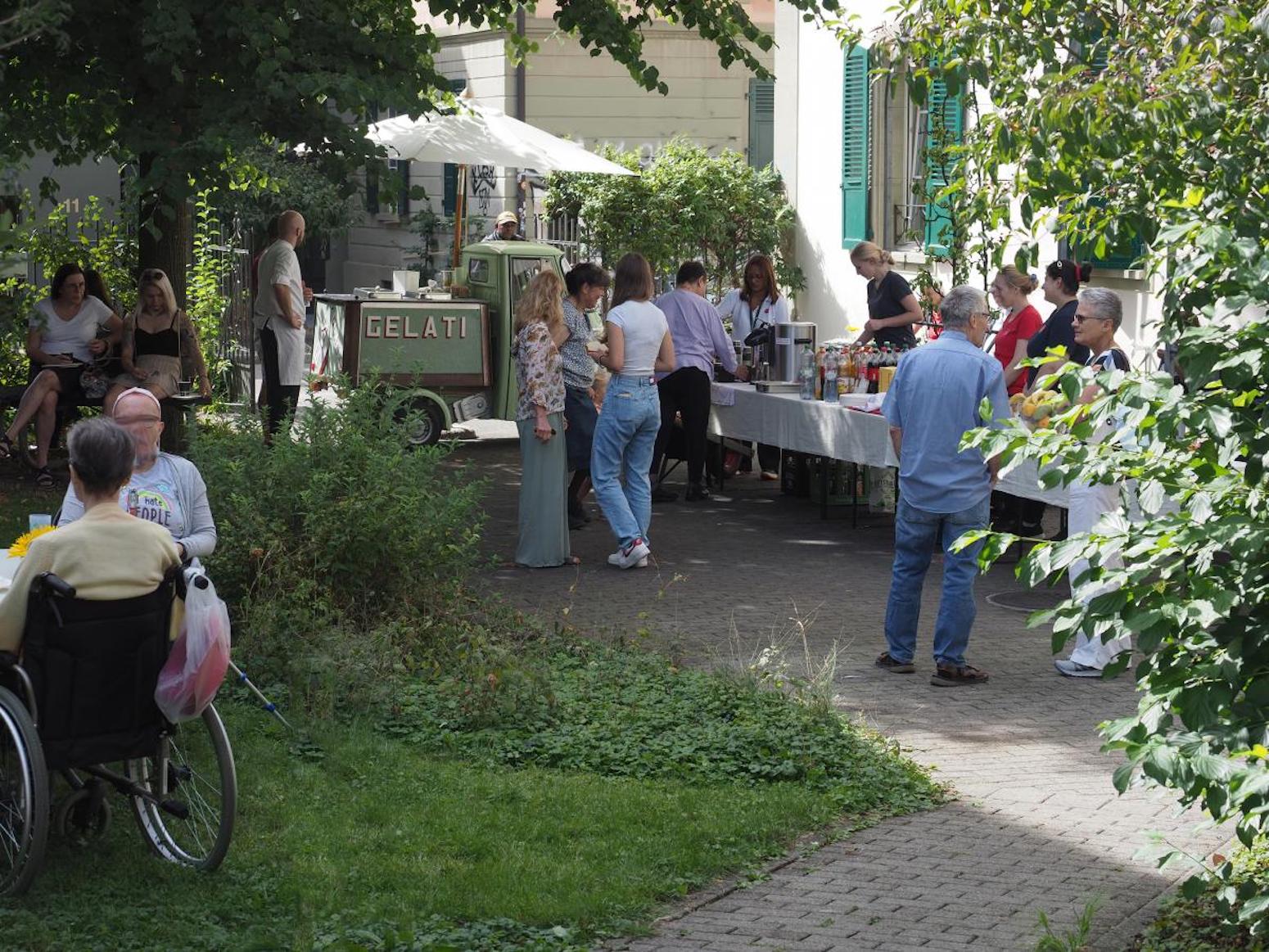 lorrainehof garten Bauabschluss Wiedereröffnung Feier