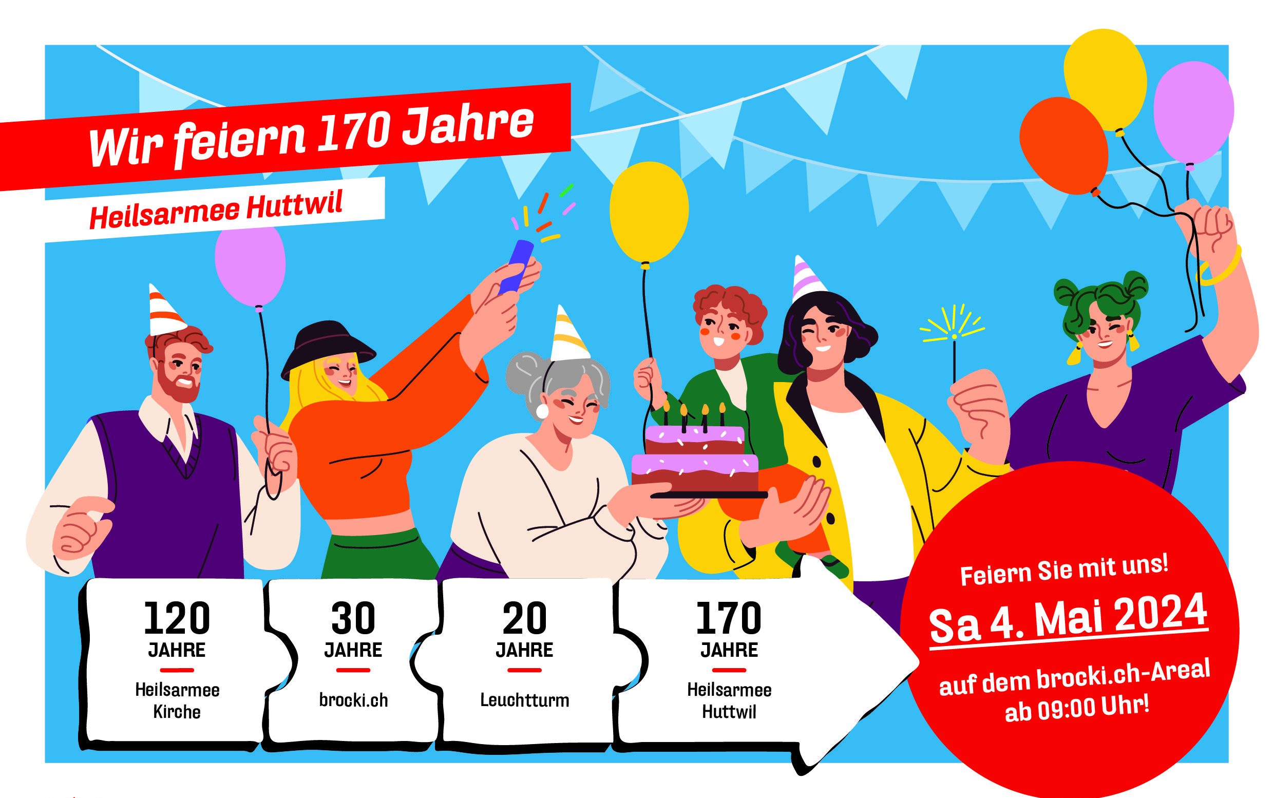 Flyer 170 Jahre Heilsarmee Huttwil