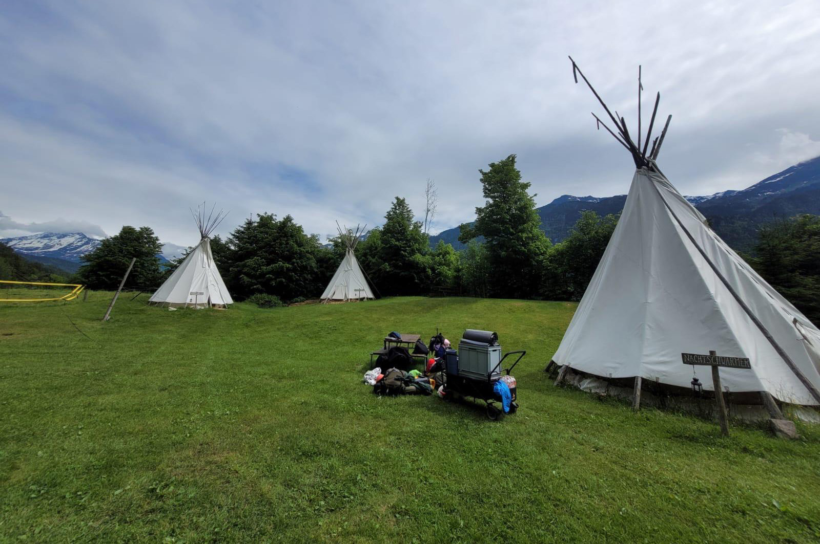 Tipidorf Meiringen, Auffahrtslager, Kinder- und Jugendhaus Paradies (2025).